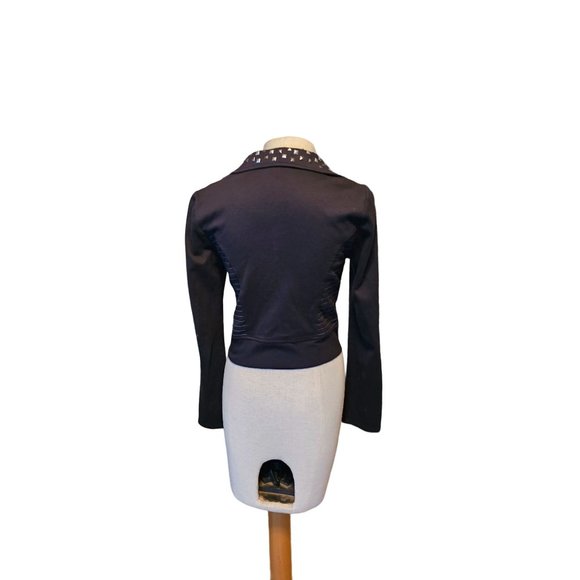 Olsenboye moto jacket size Small studded soft shell zip - Picture 3 of 12